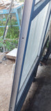 Puerta de aluminio doble