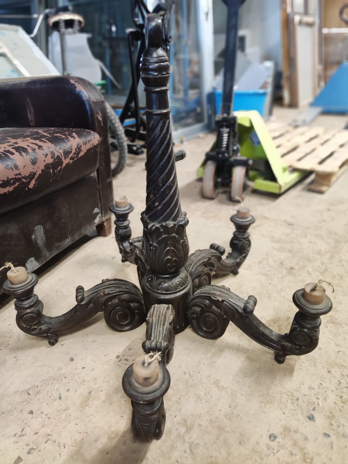 Lamparas de madera rustica