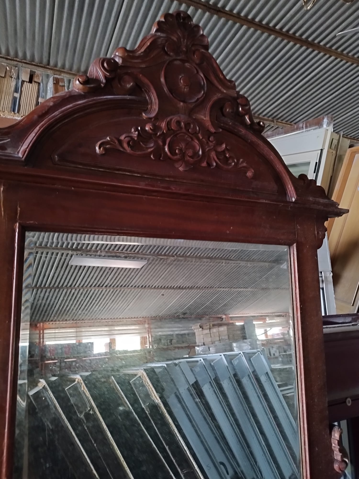 Espejo de madera