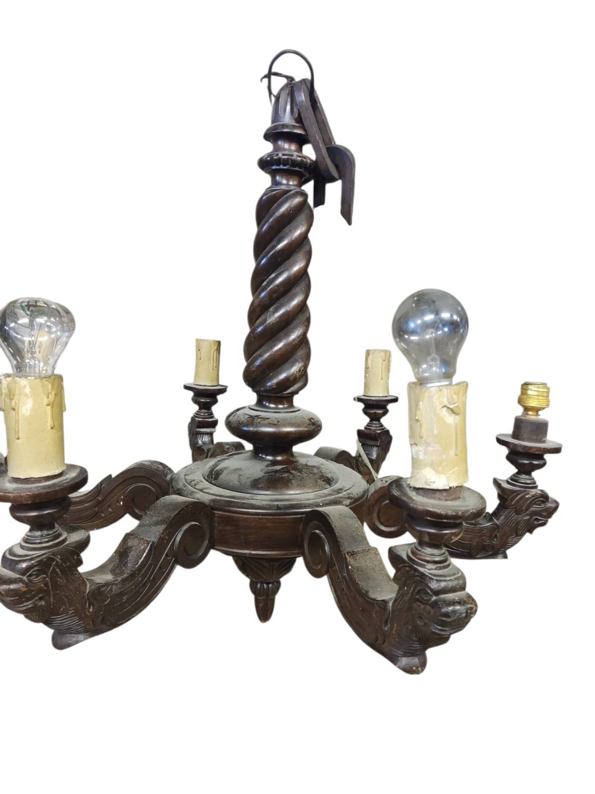 Lamparas de madera rustica