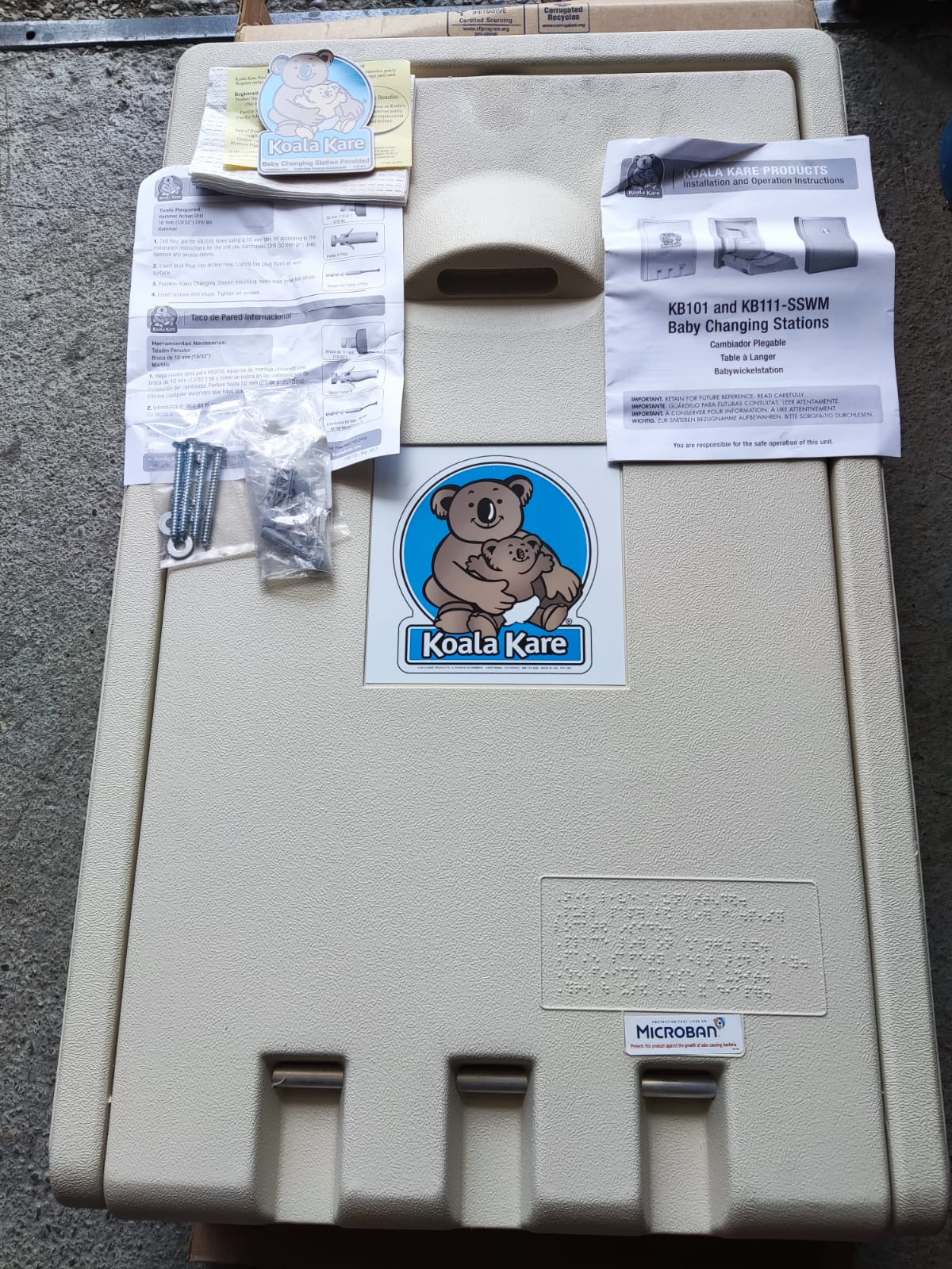 Cambiador profesional plegable Koala