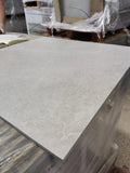 Baldosa Marmoleada Gris Mate 60x60