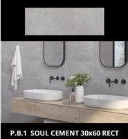 Baldosa Soul Cement 30x60 Rect.