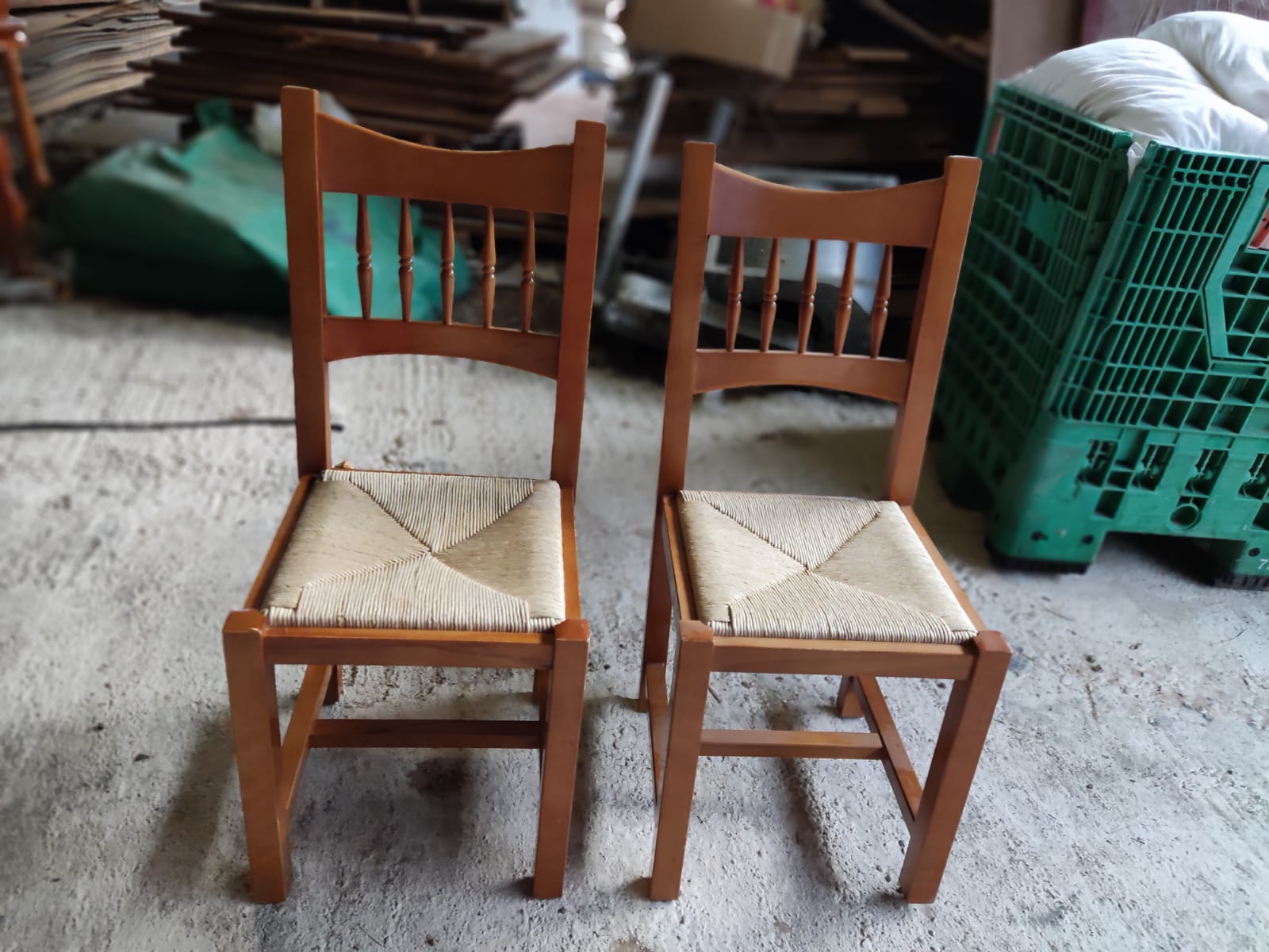 Sillas de madera