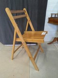 Sillas de madera plegables